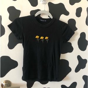 Brandy Melville Flower Top